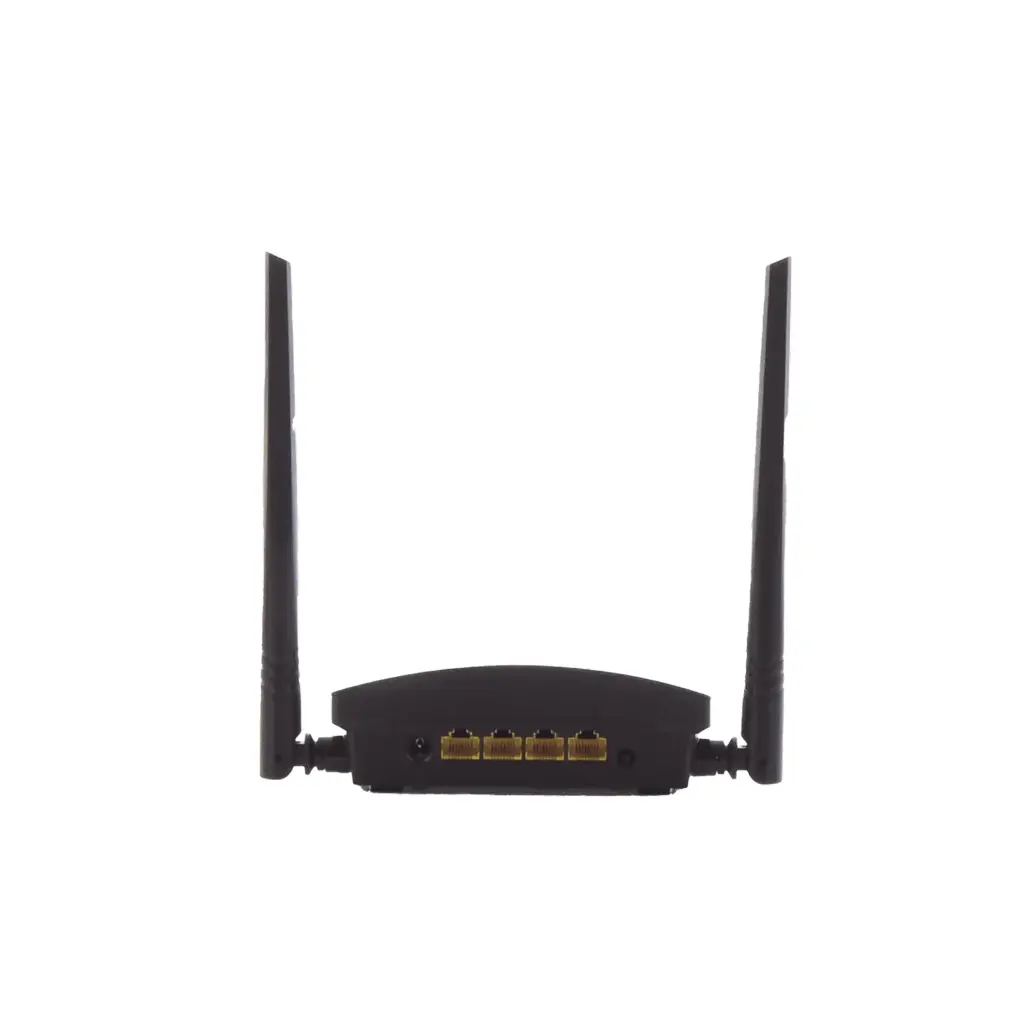 DS-3WR3N    Router Inalámbrico WISP en Banda 2.4 GHz / Hasta 300 Mbps / 4 Puertos 10/100 Mbps / 2 Antenas Omnidireccional de 5 dBi / Interior