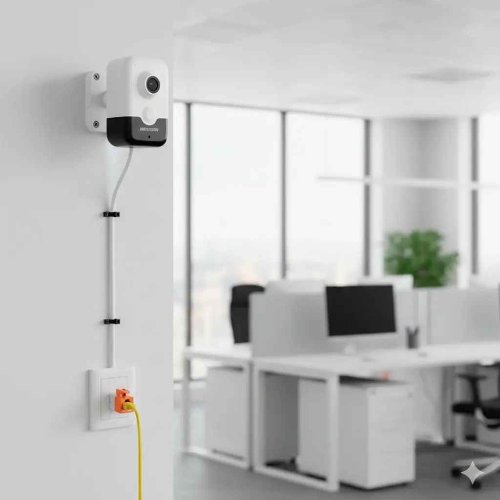 DS-2CD2423G2-IW (W) | Cubo IP 2 Megapixel / Serie PRO / WiFi / Lente 2.8 mm / 10 mts IR EXIR / PoE / Sensor PIR / H.265+ / Interior / Micro SD / Audio de Dos Vías