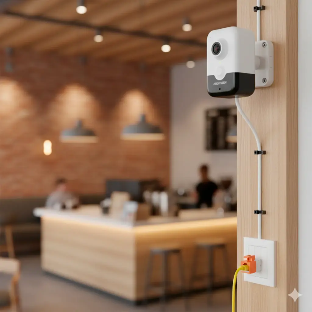 DS-2CD2423G2-IW (W) | Cubo IP 2 Megapixel / Serie PRO / WiFi / Lente 2.8 mm / 10 mts IR EXIR / PoE / Sensor PIR / H.265+ / Interior / Micro SD / Audio de Dos Vías