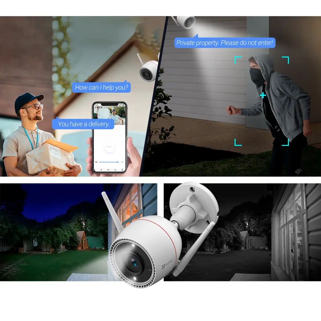 CS-H3c-R100-1K3WKFL | H3c 2K Cámara exterior WiFi 2K Lente 4 mm