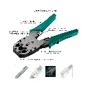 LPS-KITS-T03K | MALETA KID DE RED : 1 Pieza de instrumento de  medición de línea 468 . 1PCS Cuchillo amarillo de pelar   Cortador de alambre de módulo. Ponchadora 315 . Una  batería de 5-9V . Destornilladores, 2PCS Pinza  pelacables coaxial 1 PCS  Pinza pelacable universal .  30PCS RJ45 Cabez de Cristal