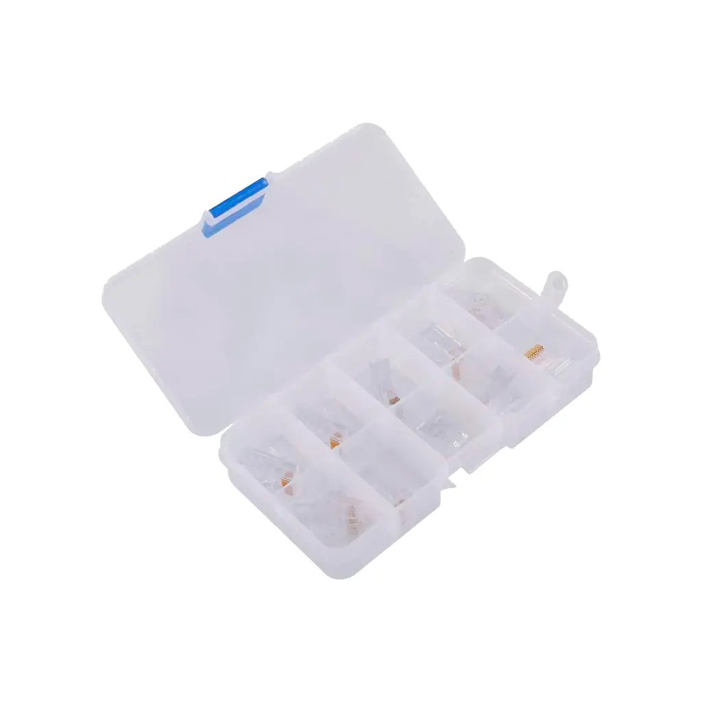 LPS-KITS-T03K | MALETA KID DE RED : 1 Pieza de instrumento de  medición de línea 468 . 1PCS Cuchillo amarillo de pelar   Cortador de alambre de módulo. Ponchadora 315 . Una  batería de 5-9V . Destornilladores, 2PCS Pinza  pelacables coaxial 1 PCS  Pinza pelacable universal .  30PCS RJ45 Cabez de Cristal