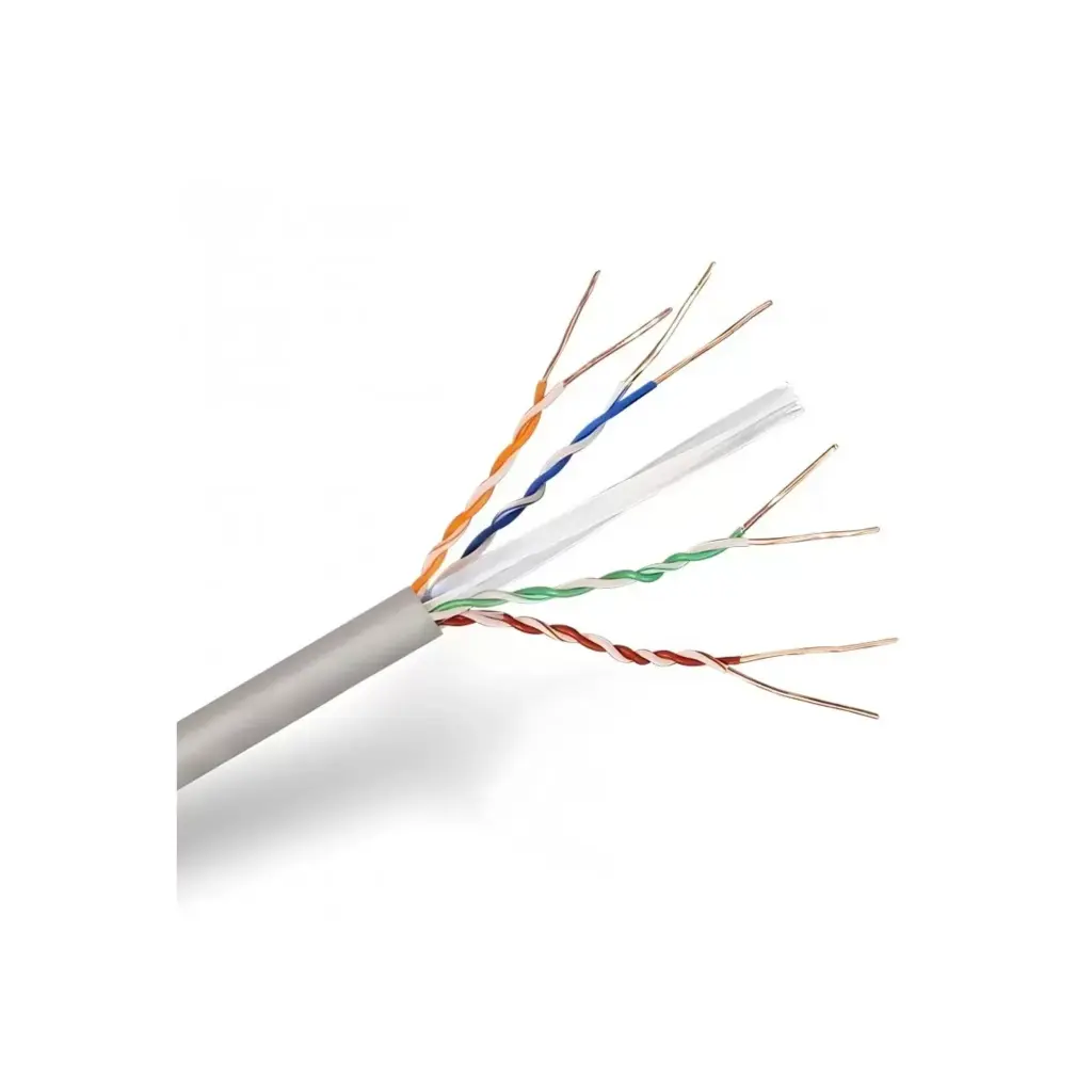 DS-1LN6-UE-W-Plug | Bobina de Cable de 305 m Cat 6 100% Cobre Color Blanco