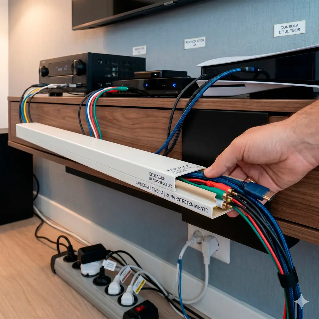 EC3LA5J31 | BT 32X12 BICOLOR ADHESIVO 2-M