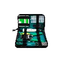 LPS-KITS-T03K | MALETA KID DE RED : 1 Pieza de instrumento de  medición de línea 468 . 1PCS Cuchillo amarillo de pelar   Cortador de alambre de módulo. Ponchadora 315 . Una  batería de 5-9V . Destornilladores, 2PCS Pinza  pelacables coaxial 1 PCS  Pinza pelacable universal .  30PCS RJ45 Cabez de Cristal