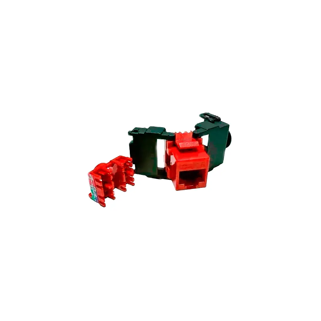 NJR5E-1500 | JACK CAT 5E UTP ROJO POWEST 
