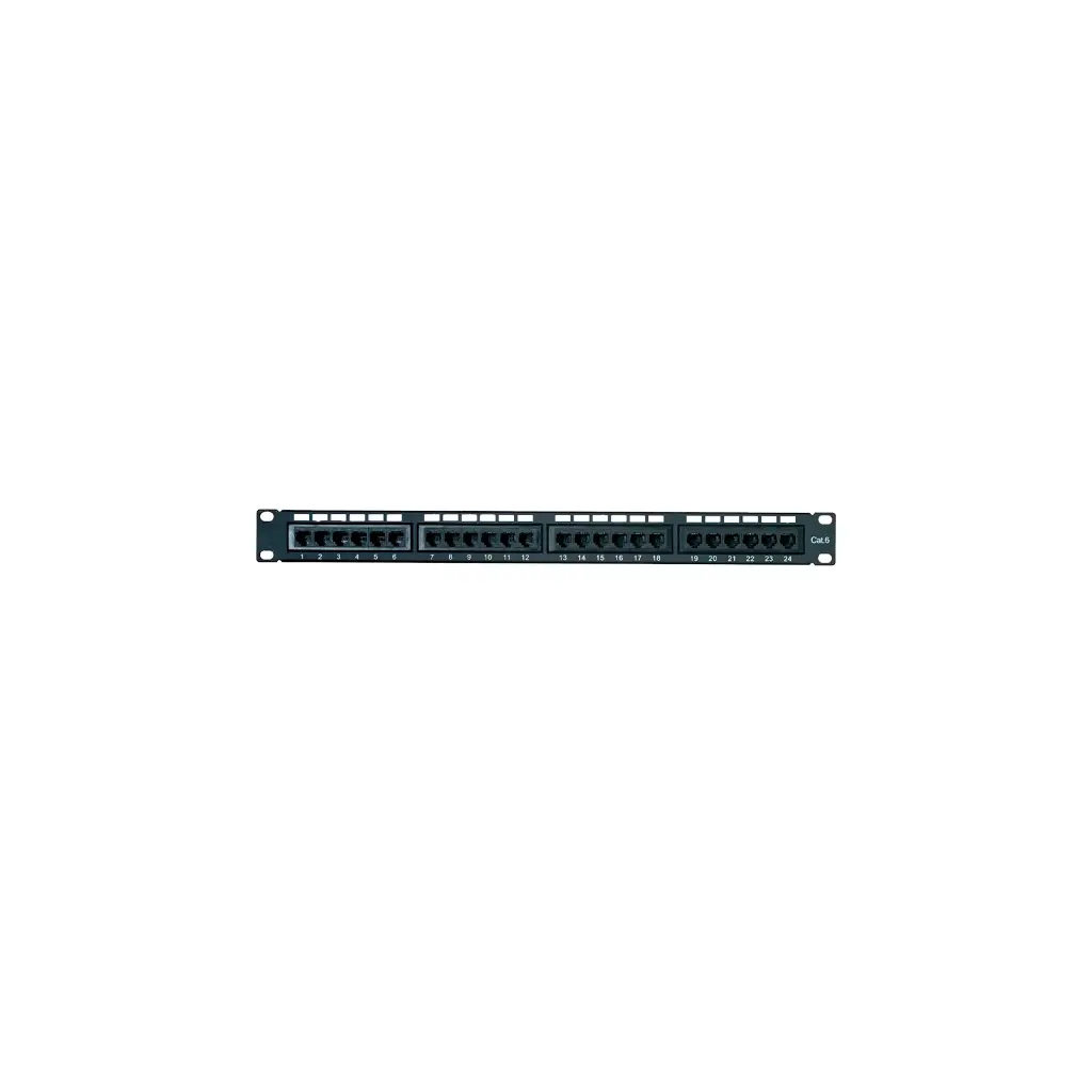 NPP624-0624 | PATCH PANEL CAT 6 24 PUERTOS 1U