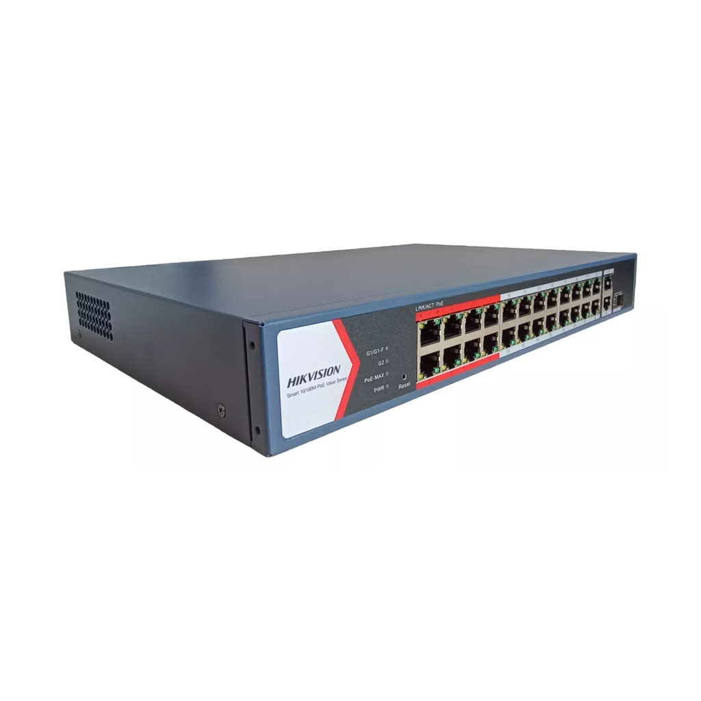 DS-3E1326P-EI/M | SWITCH ADMINISTRABLE DE 24 PUERTOS POE HIKVISION