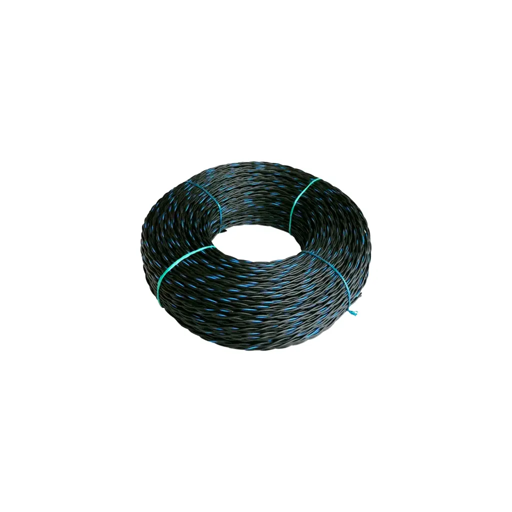 CABLE TRENZADO EXT | CABLE NEOPRENO TELEFONICO ALINEACION 2X20 T1 TRENZADO NEGRO-AZUL 