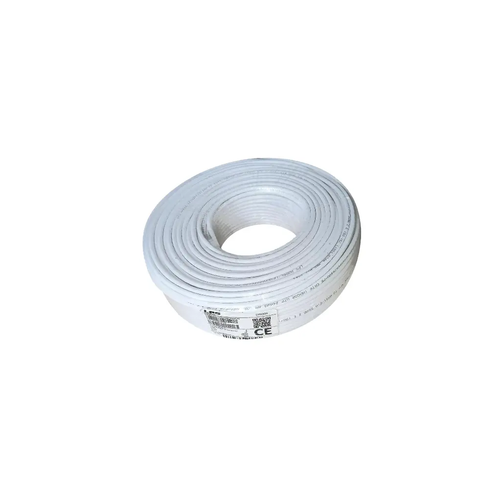 LPSUTPCAT6100BC-PE | CABLE UTP CAT6 INTERIOR 24AWG CHAQUETA BLANCA 100% cobre X 100MT