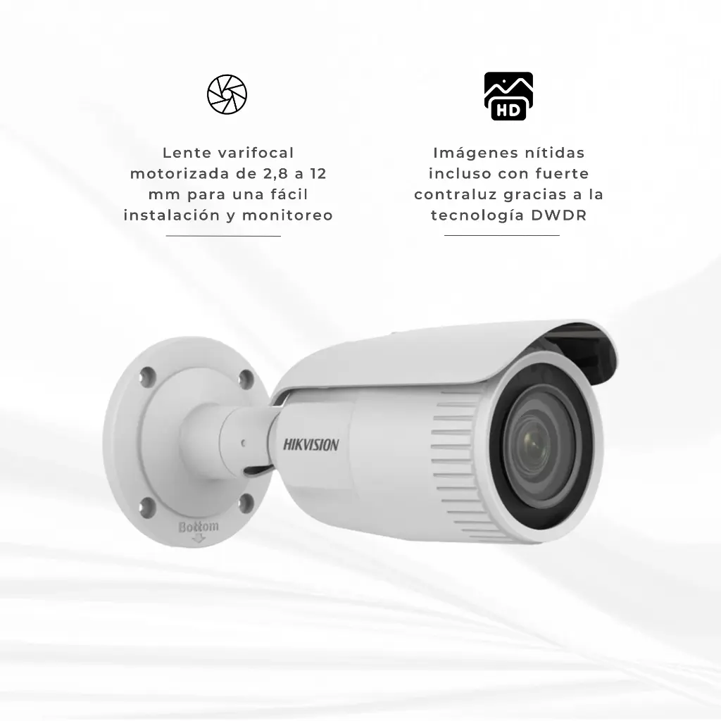 DS-2CD1623G2-IZ | CAMARA BALA IP 2MP VARIFOCAL A 12MM