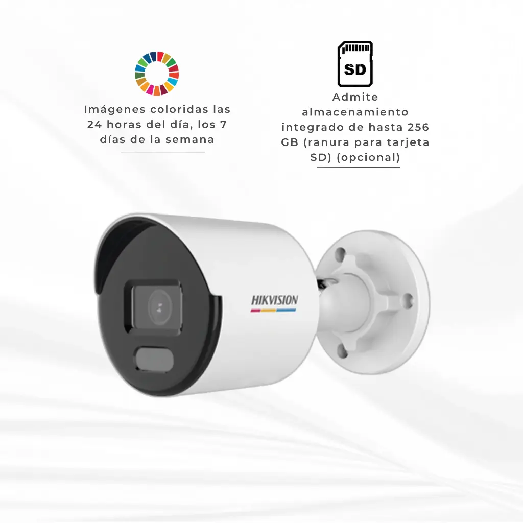 DS-2CD1027G2-L | CAMARA BALA IP COLORVU 2MP HIKVISION 