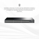 TL-SG1048 | Switch de 48 Puertos para Rack Gigabit 48 Puertos RJ45 10/100/1000M, Caja de Ace