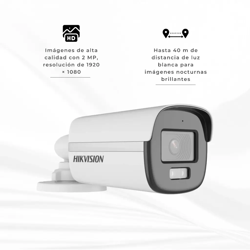 DS-2CE12DF0T-LFS | CAMARA BALA SMART HIBRIDA 2MP COLOR VU 