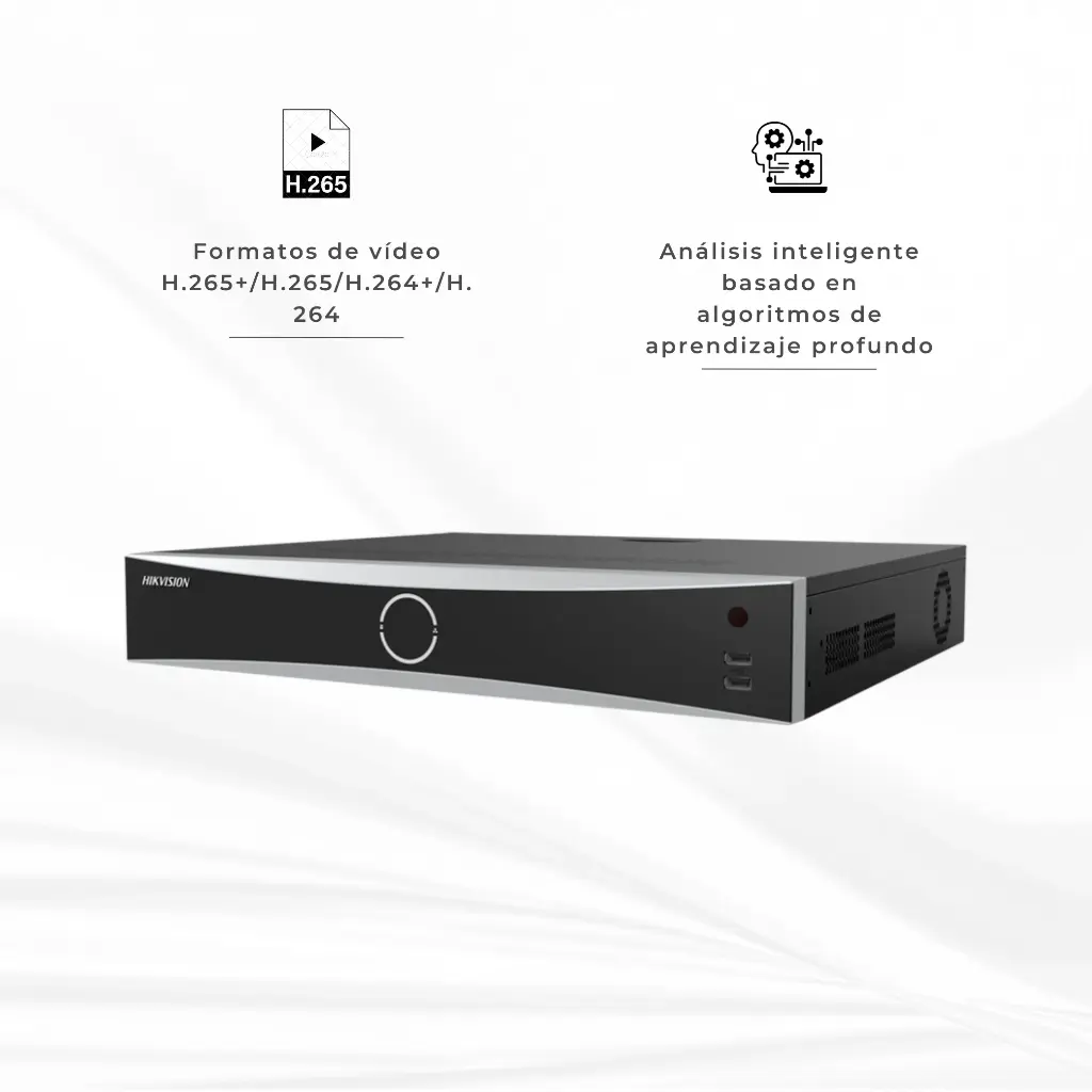 DS-7716NXI-I4/16P | NVR 16CH POE CON RESOLUCION 4K HIKVISION