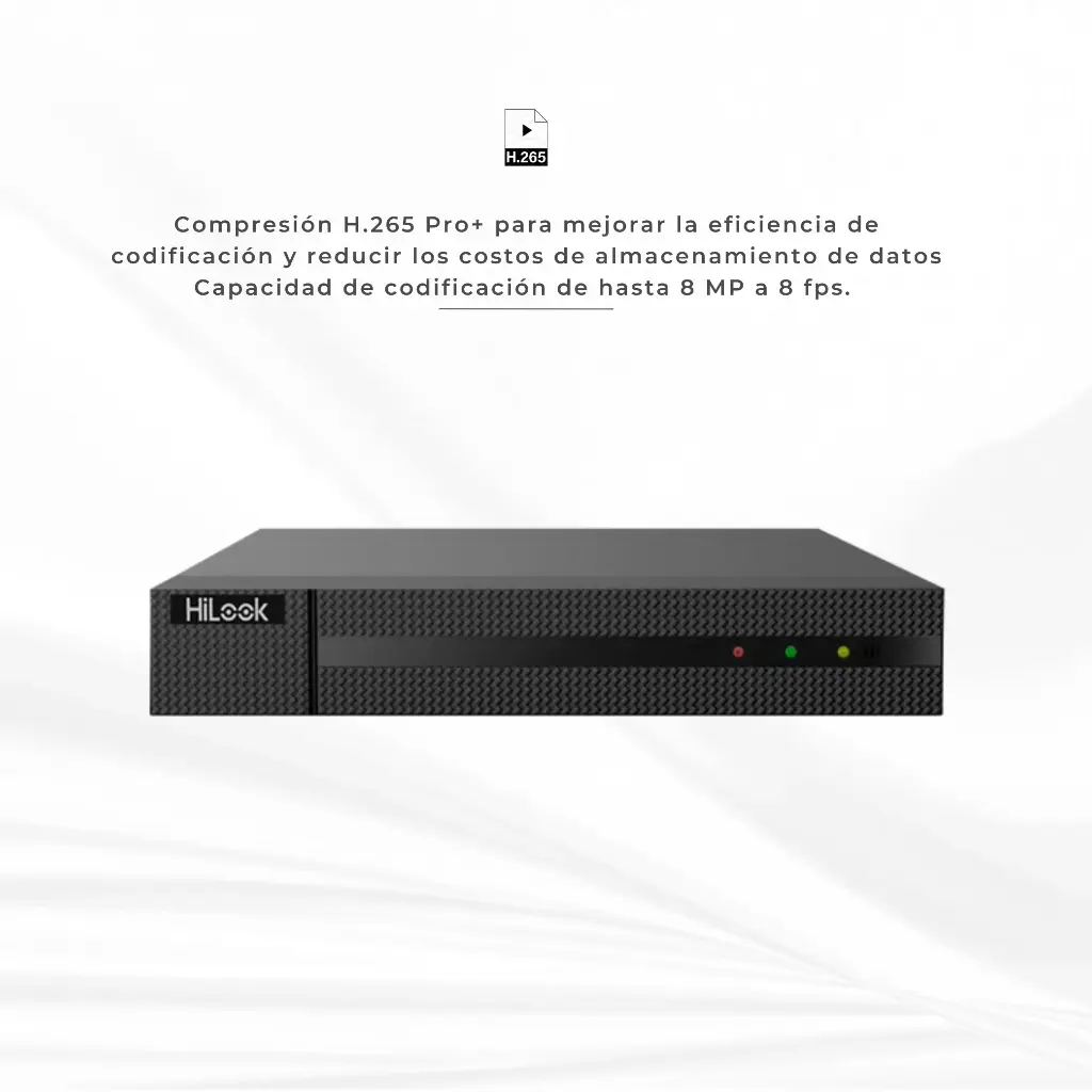 DVR-204U-K1 | DVR HILOOK 4CH 5MP H265