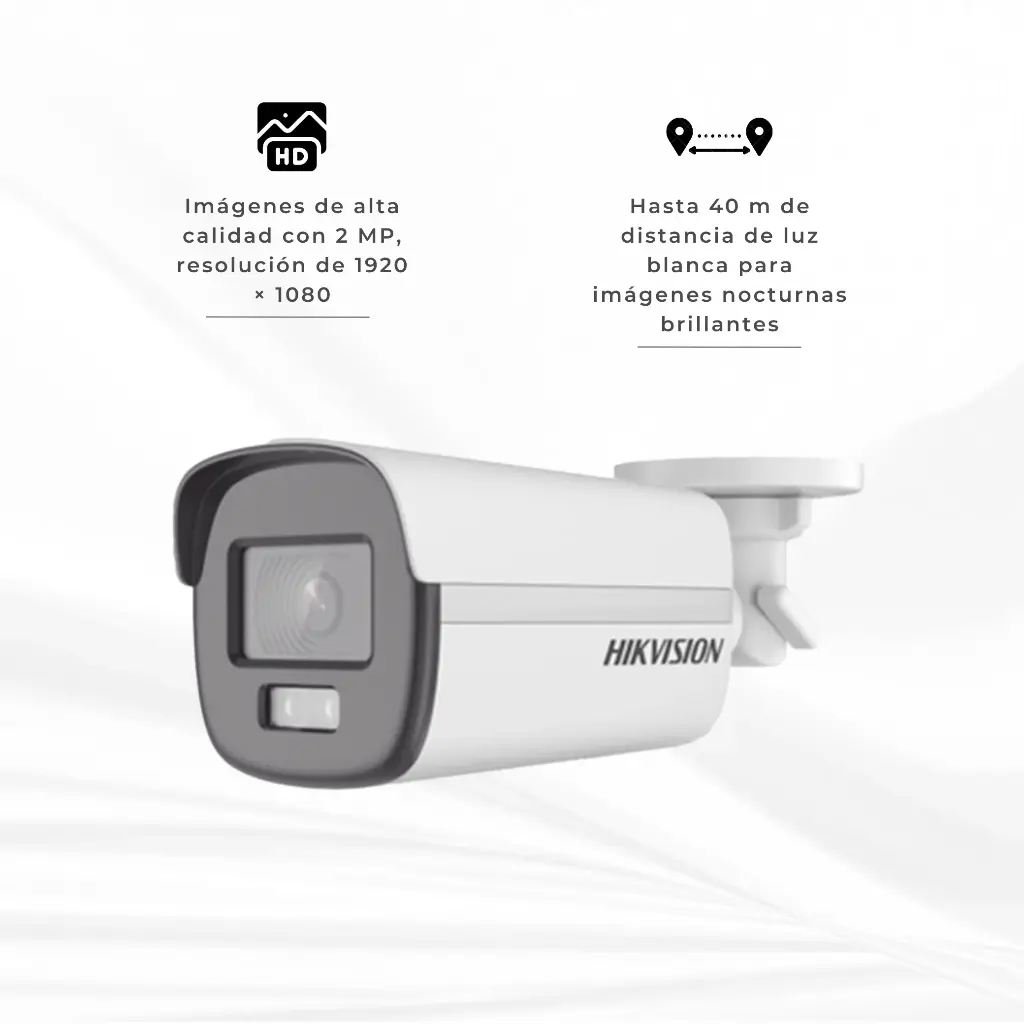 DS-2CE12DF0T-F | CAMARA BALA COLORVU METALICA 40MTS 2.8MM