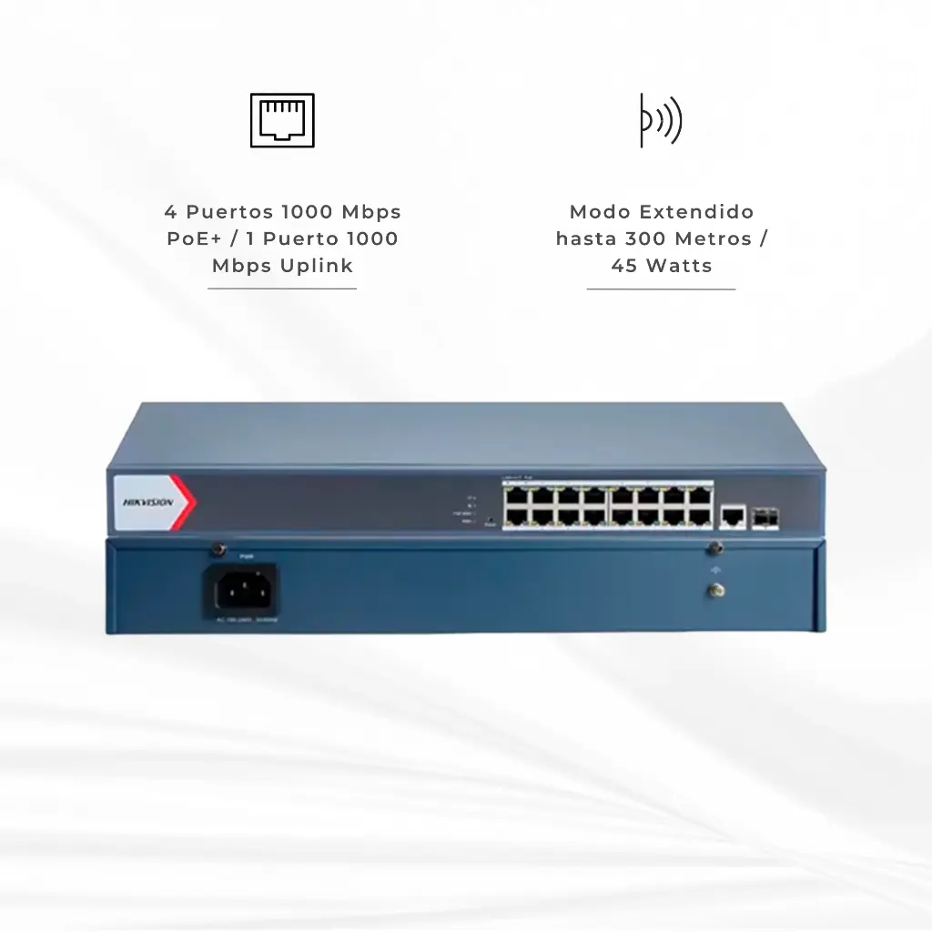 DS-3E1518P-EI/M | SWITCH ADMINISTRABLE 16PTOS 