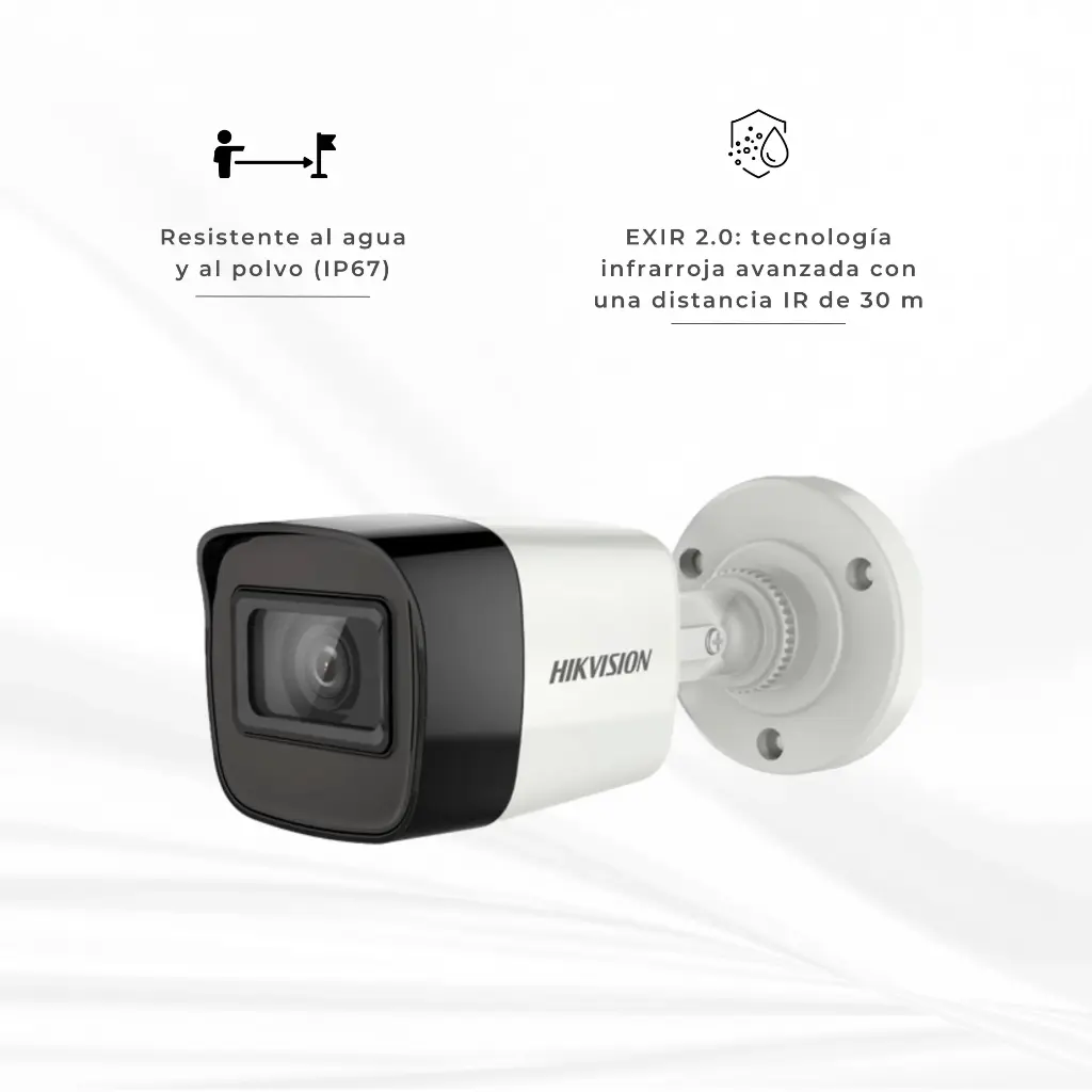 DS-2CE16U1T-ITPF | CAMARA BALA 8MP TVI/AH HIKVISION