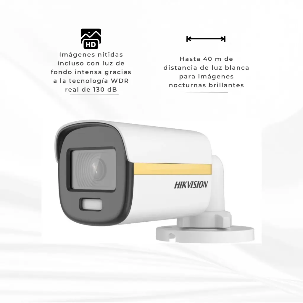 DS-2CE12UF3T-E | CAMARA BALA 8MP VU 4K 40M HIKVISION 