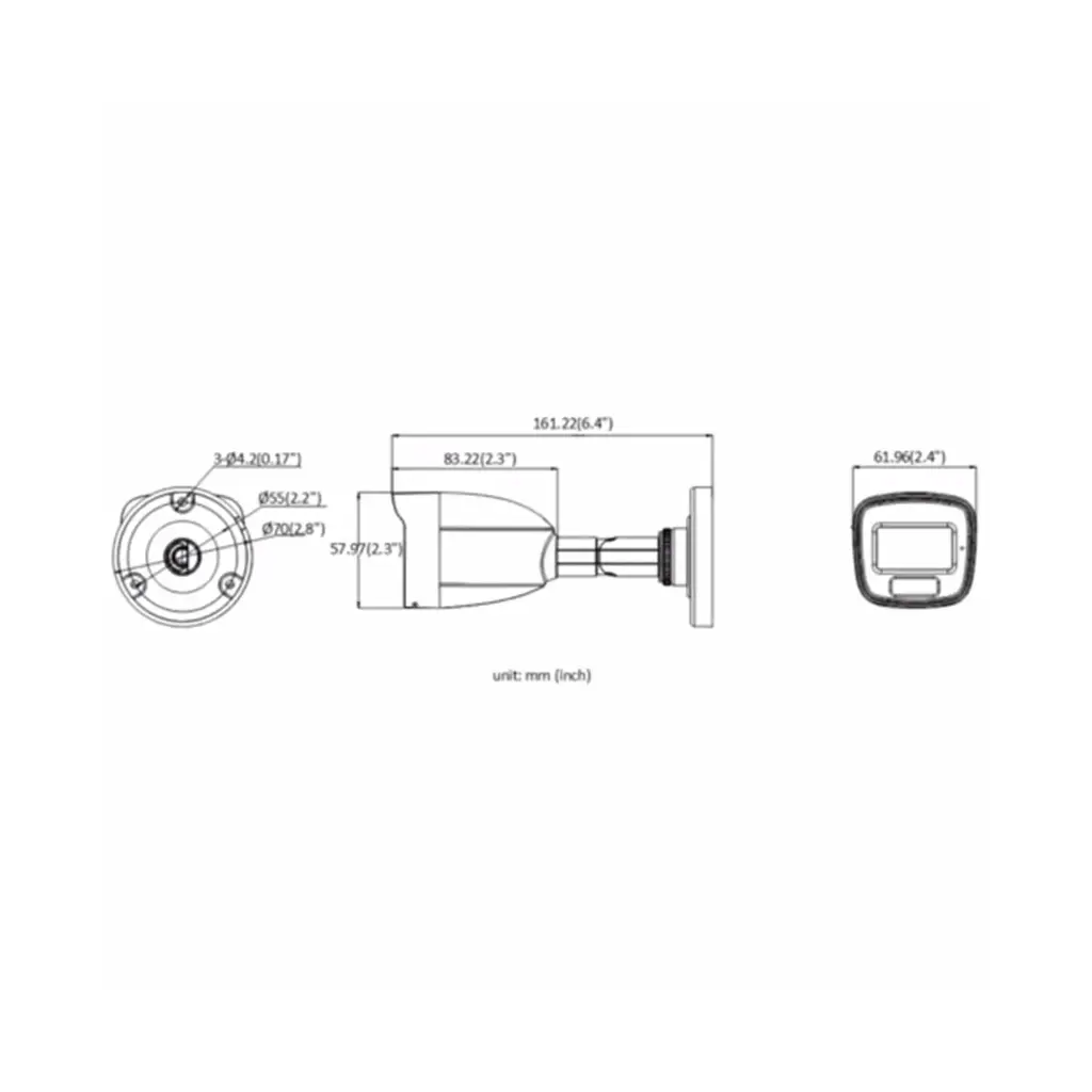 THC-B159-MS | BALA COLORVU 5MP CON AUDIO 20MTS