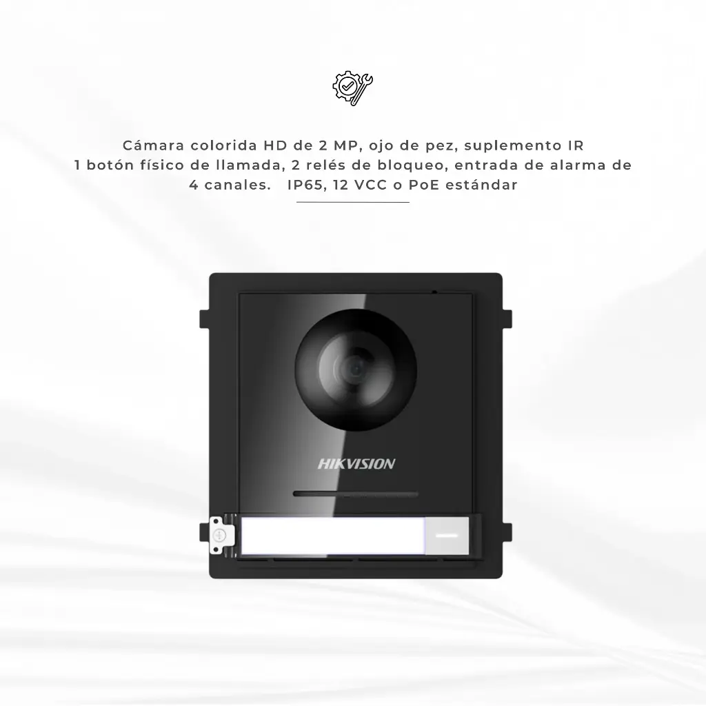DS-KD8003-IME1 | VIDEO INTERCOM MODULO DOOR STATION 