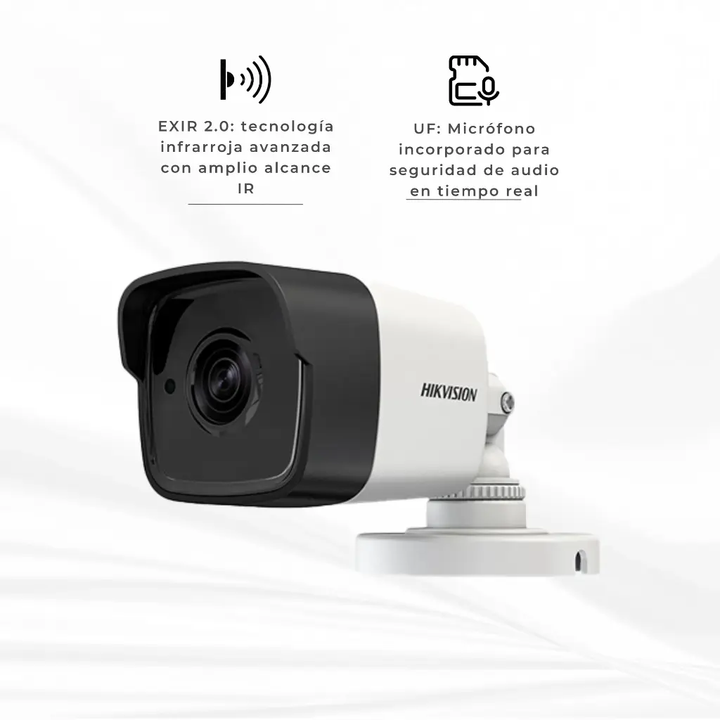 CD1043G0-I | CAMARA IP 4MP BALA H265+ DWDR D/NF2.8mm IR30m IP67 SEMIMETAL HIKVISION