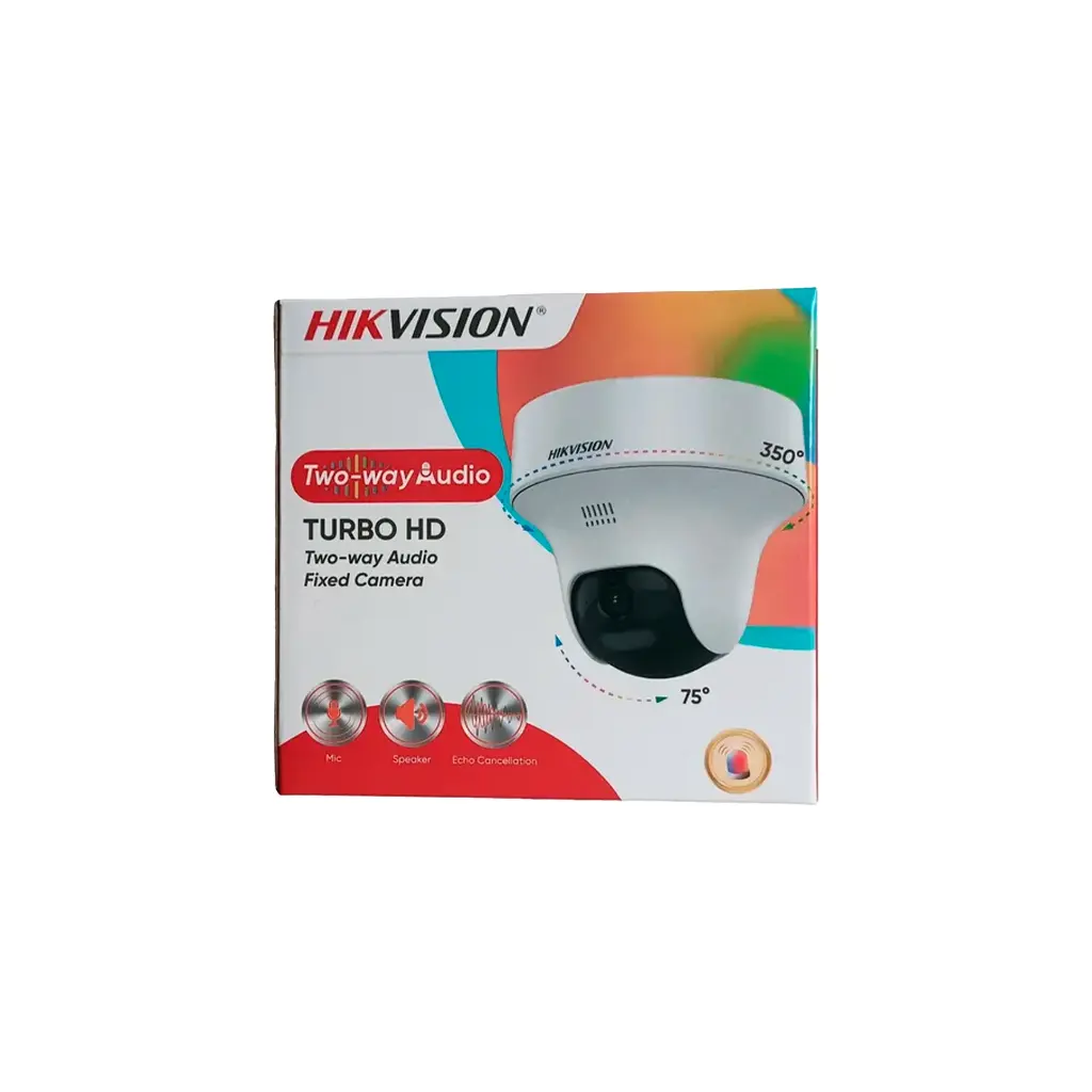 DS-2CE70D0T-PTLXTS | CAMARA FIJA PT 2MP CON AUDIO BIDERECCIONAL Y SIRENA
