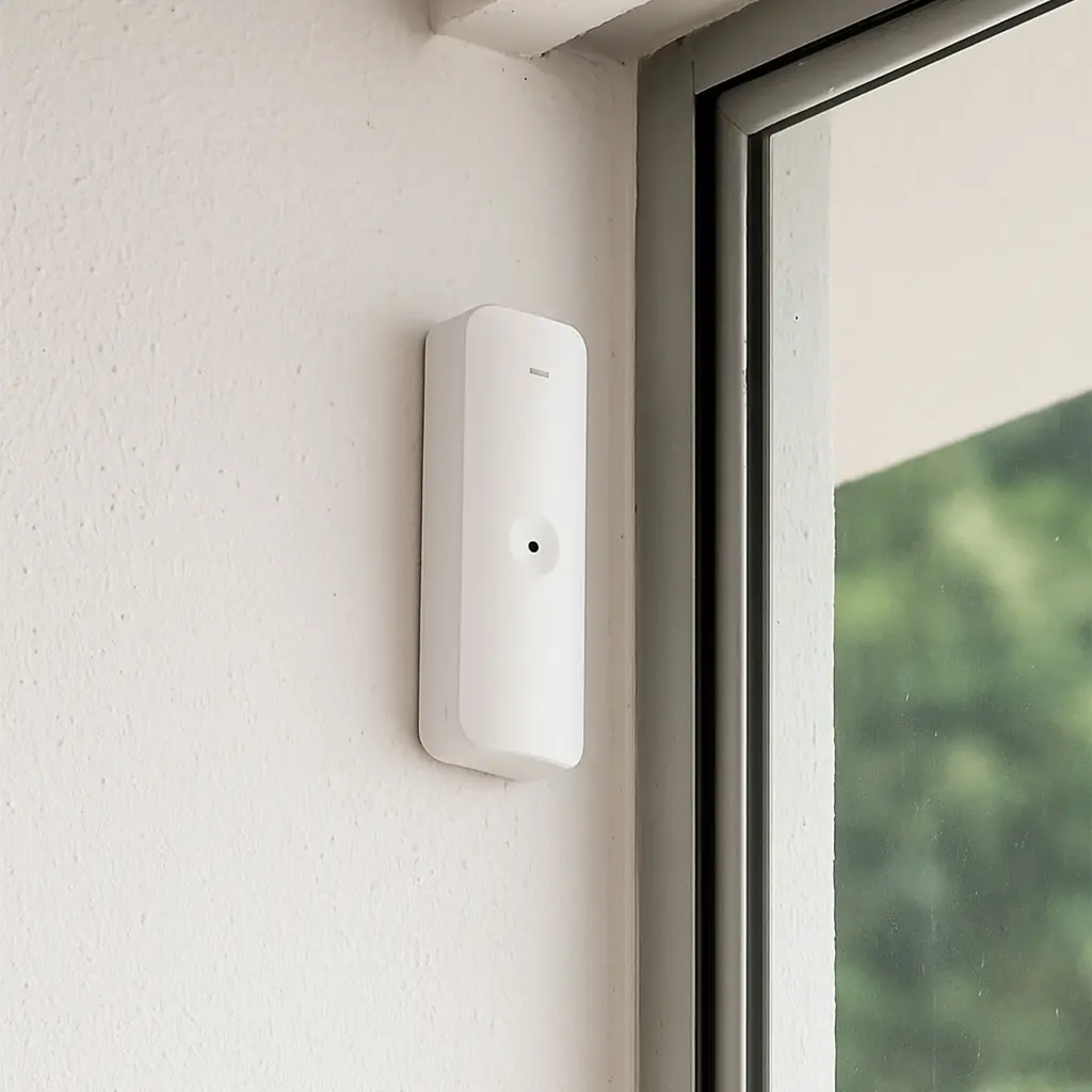 DS-PDBG8-EG2-WB | DETECTOR INALAMBRICO DE RUPTURA DE CRISTAL PARA PANEL DE ALARMA HIKVISION 