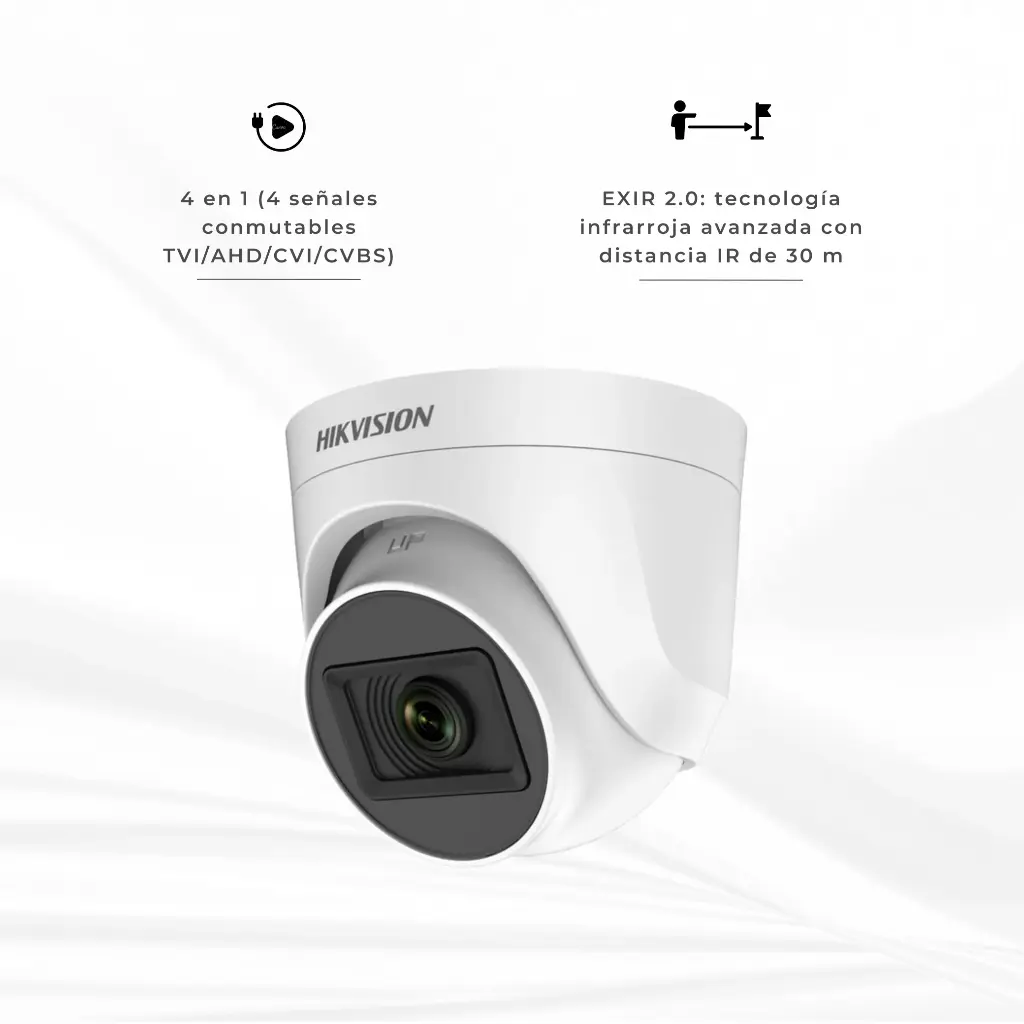 DS-2CE76U1T-ITPF | CAMARA TORRETA 8MP 2.8MM