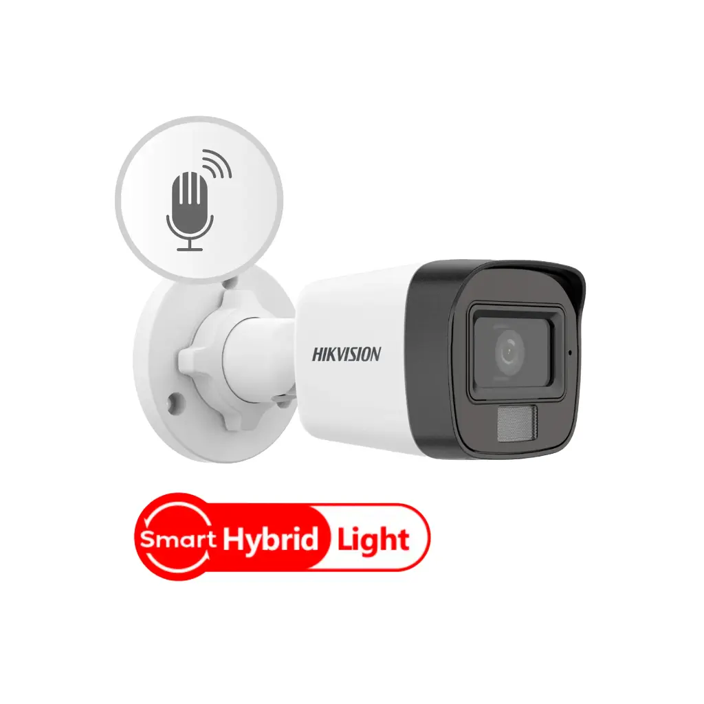 DS-2CE17K0T-LFS | CAMARA BALA 3K HIBRIDA CON AUDIO 40MTS