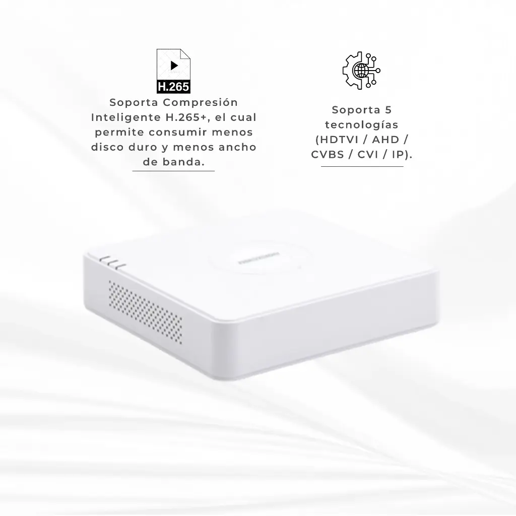 7108HQHIK1/S | MINI DVR GRABADOR 8CH 1080P HD/AHD