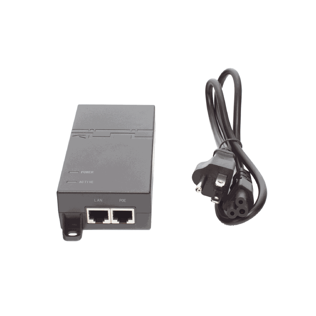 RGE130(GE) | INYECTOR POE ESTANDAR 8023 AT GIGABIT 53V 30W