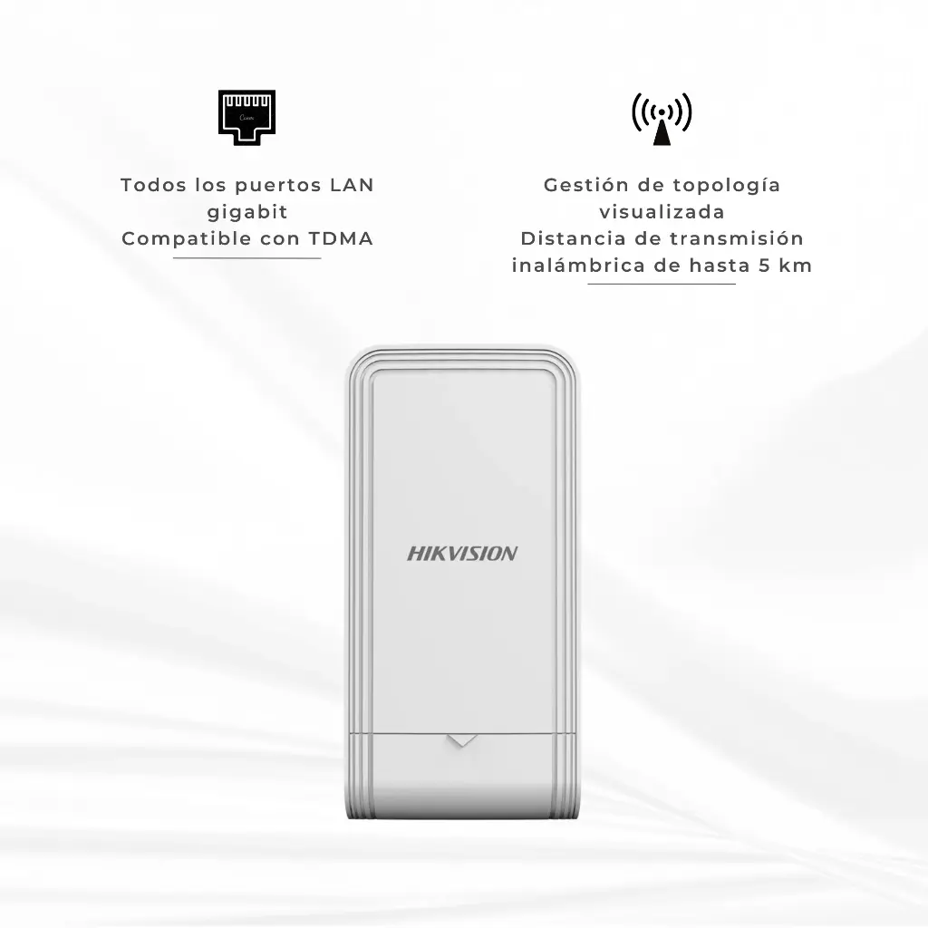 DS-3WF02C-5AC/O | PUNTO DE ACCESO PTP Y PTMP DE 867MBPS HIKVISION