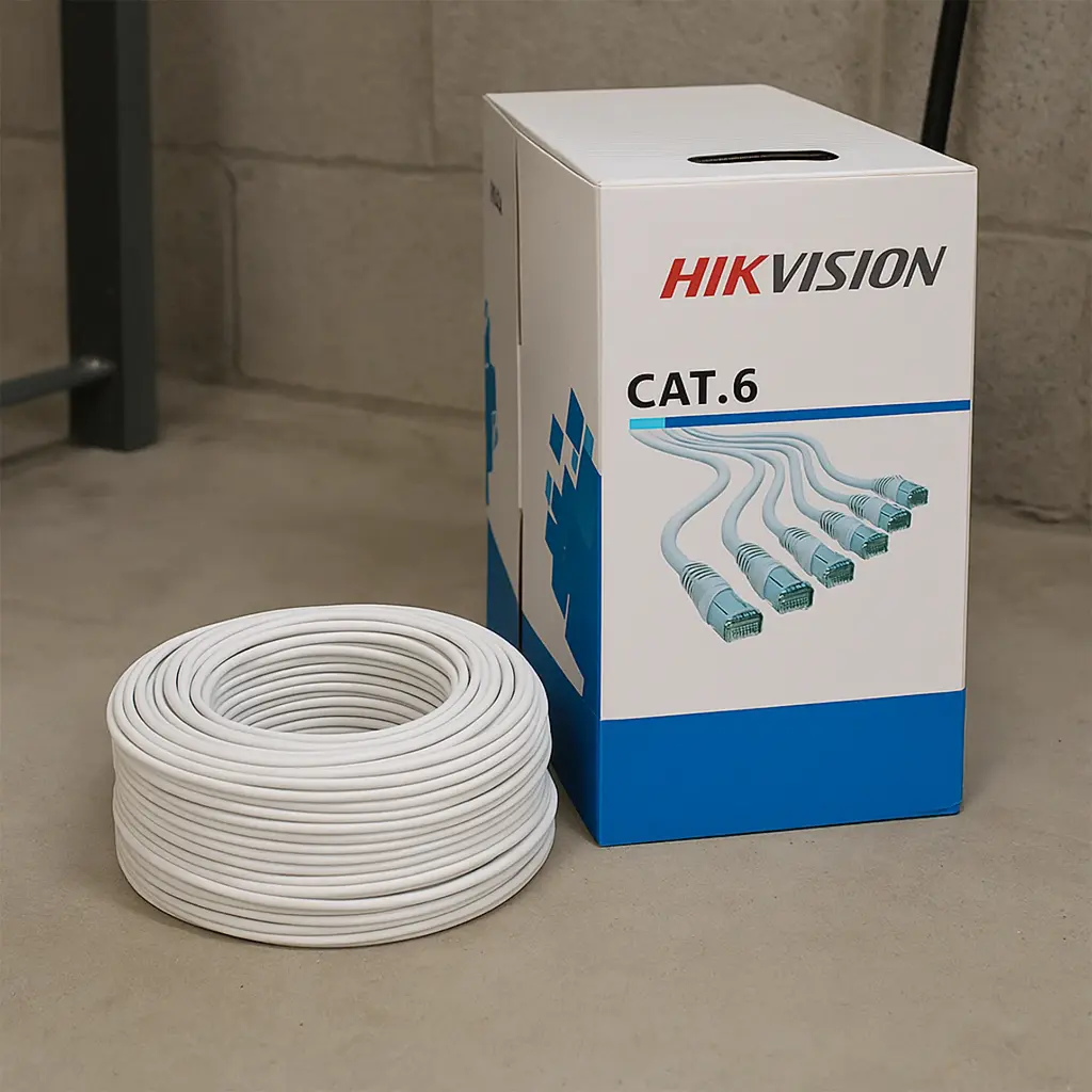 DS-1LN6-UE-W | CABLE UTP CAT6 305M UL COBRE DS-1LN6-UE-W HIKVISION
