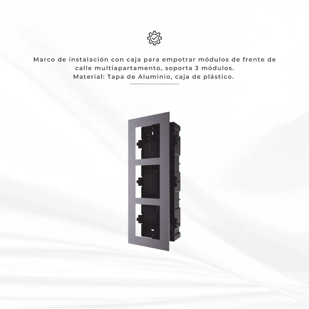DSKDACF3-1 | BASE PARA DOS MODULOS DE VIDEO PORTEROS