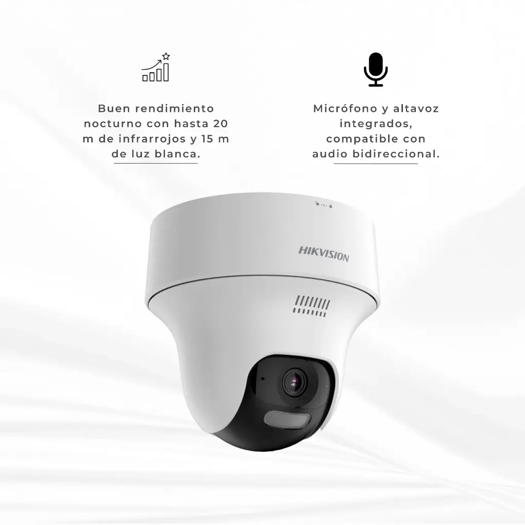 DS-2CV1F43G2-LIDWF | TURRET IP 4MP WIFI MICROFONO Y BOCINA INTEGRADO