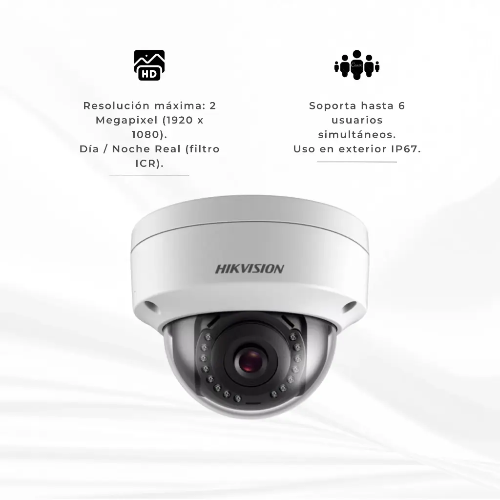 DS-2CD1123G0-EI | CAMARA DOMO 2MP 2.8MM