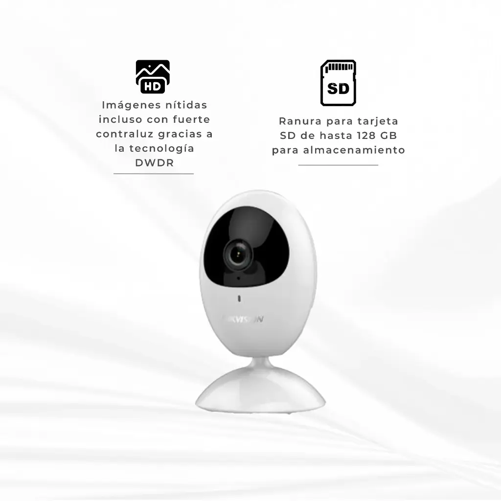 2CV2U21FD-IW | CAMARA IP CUBO 2MP EXIR WIFI/H.265+ MICROFONO Y BOSINA INTGRADO 