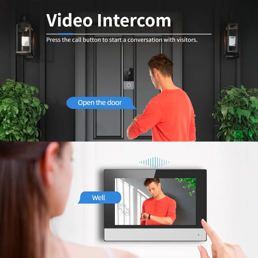 DS-KH6320-WTE1 | MONITOR IP POE WIFI TOUCH 7IN