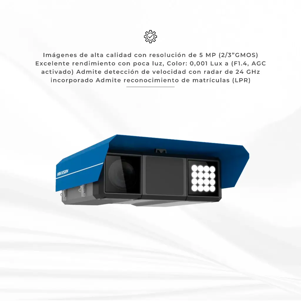 iDS-TCE507-BR | UNIDAD DE CAPTURA DE INFRACCIONES DE INTERSECCIÓN ANPR DE 5 MP