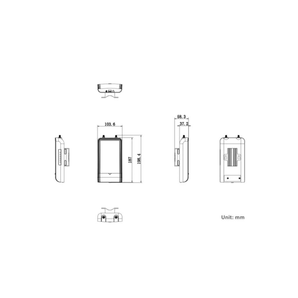 DS-3WF0FA-5AC/O | PUENTO DE PUNTO DE ACCESO INALAMBRICO DE 5GHZ 865MBPS 1KM 360°