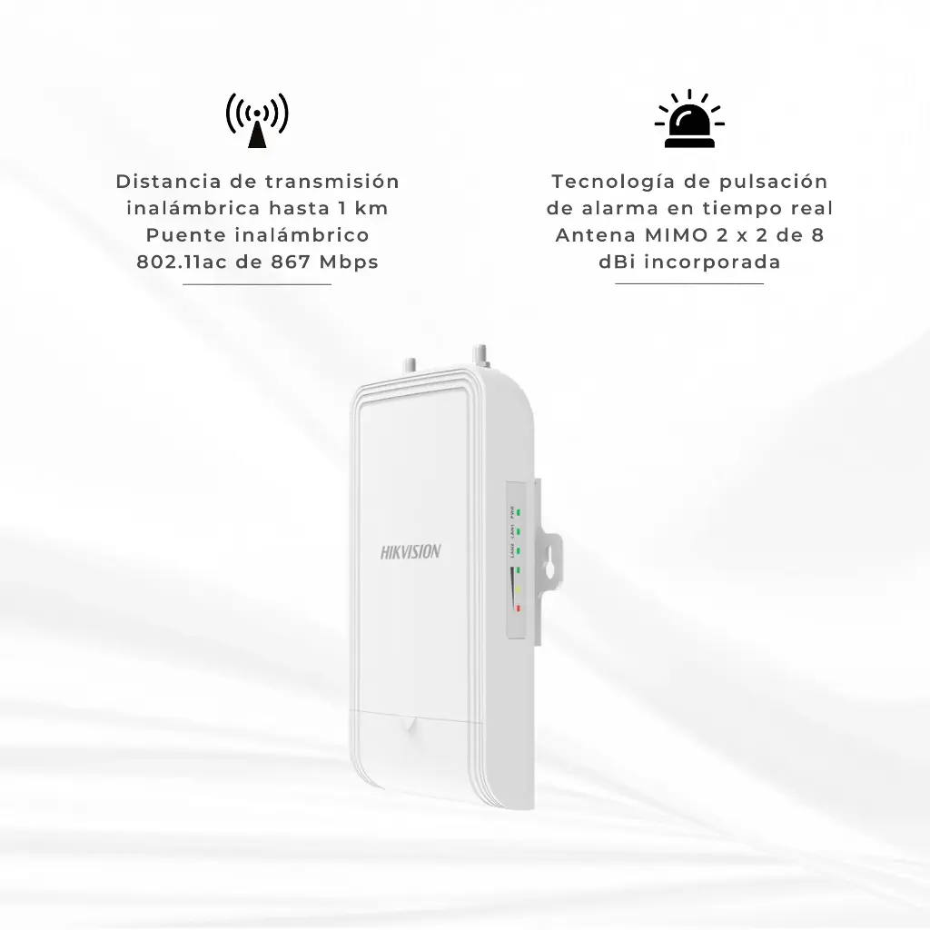 DS-3WF0FA-5AC/O | PUENTO DE PUNTO DE ACCESO INALAMBRICO DE 5GHZ 865MBPS 1KM 360°