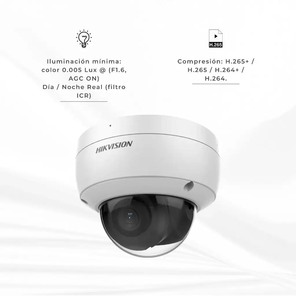 DS-2CD2183G2-I | CAMARA DOMO  IP 8MP 2.8MM 30MTS