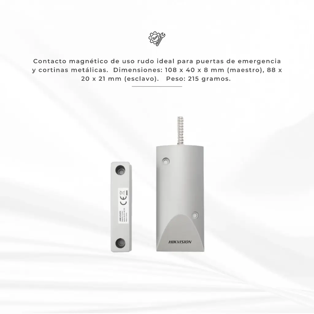 DS-PD1-MC-RS | CONTACTO MAGNETICO PUERTA TIPO PESADO