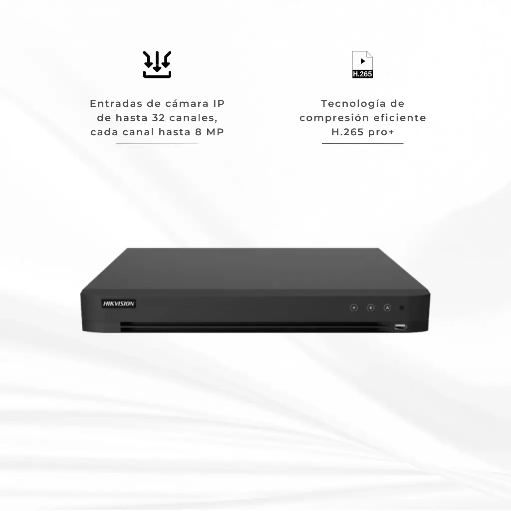 IDS-7216HUHI-M2/X | DVR 16CH 8MP CON CON RECONOCIMIENTO FACIAL