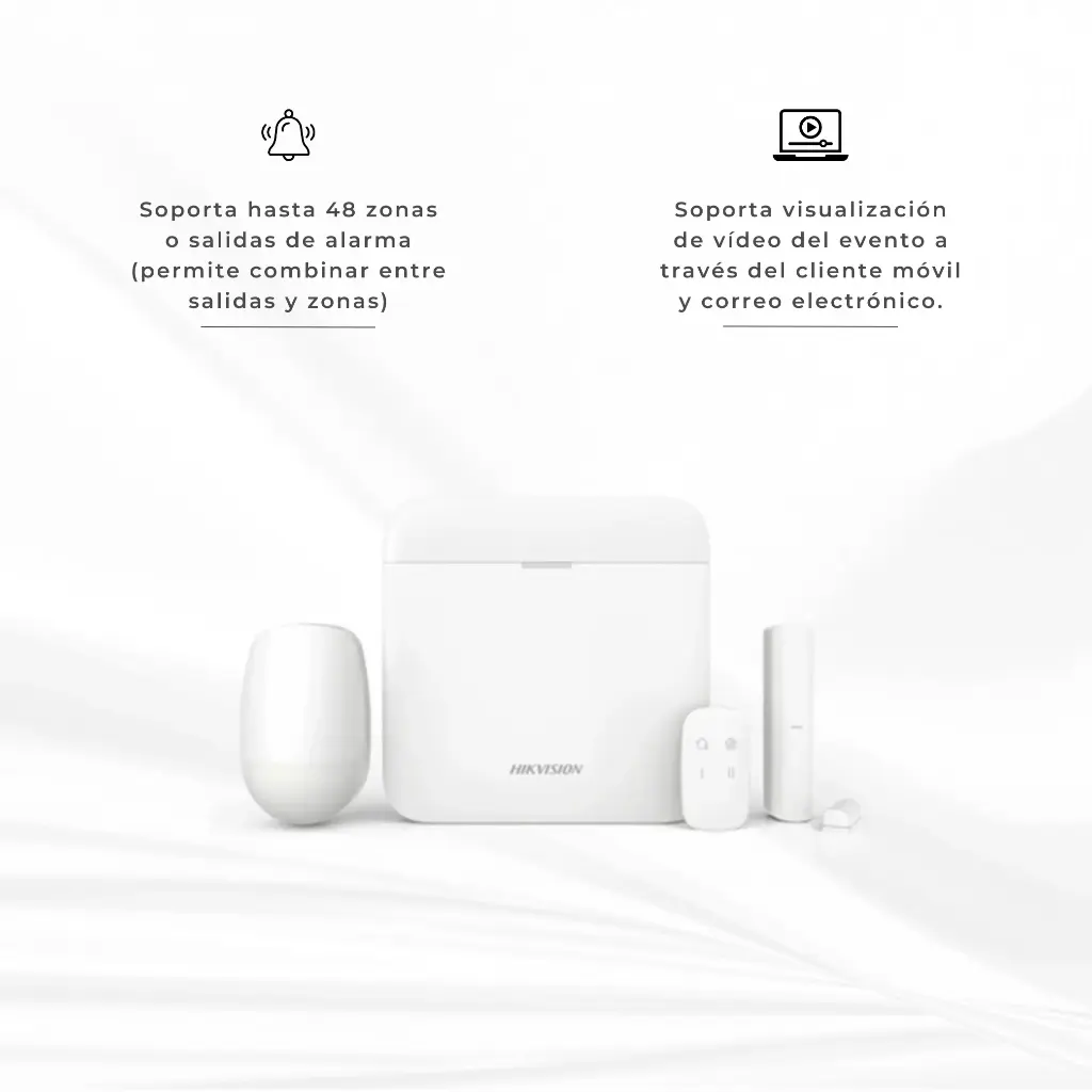 DS-PWA48-KIT-WB(LA) | KIT DE ALARMA AXPRO DE 48Z CON MODULO DE SIMCARD INTEGRADO