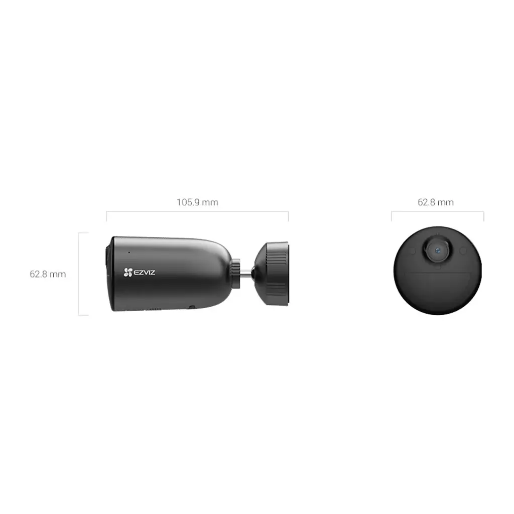 CS-EB3-R100-2C3WFL | CAMARA WIFI  EB3  INTELIGENTE EXTERIOR  TIPO BALA 3MP,BAT LITIO 5200 MaH RECA