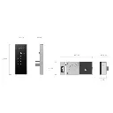 CS-DL03-R100-WP-BK | CERRADURA INTELIGENTE DL03