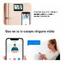 CS-HP4-R100-6E2WPFBS | VIDEOPORTERO CON MIRILLA Y PANTALLA WI-FI DE BATERÍA RECARGABLE